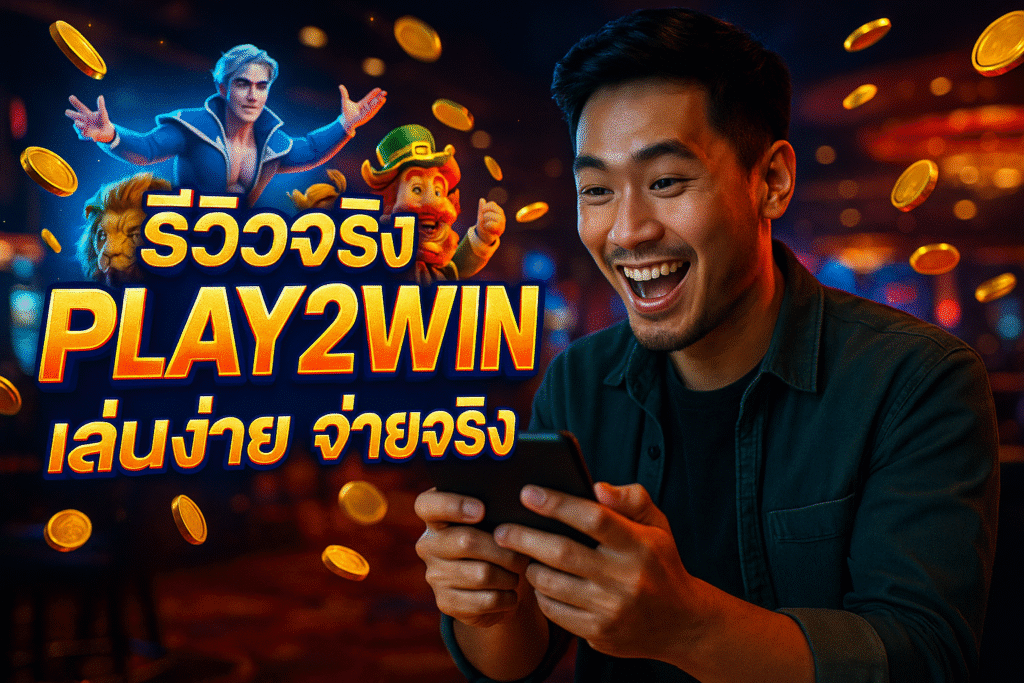 รีวิวจริง PLAY2WIN เล่นง่าย จ่ายจริง