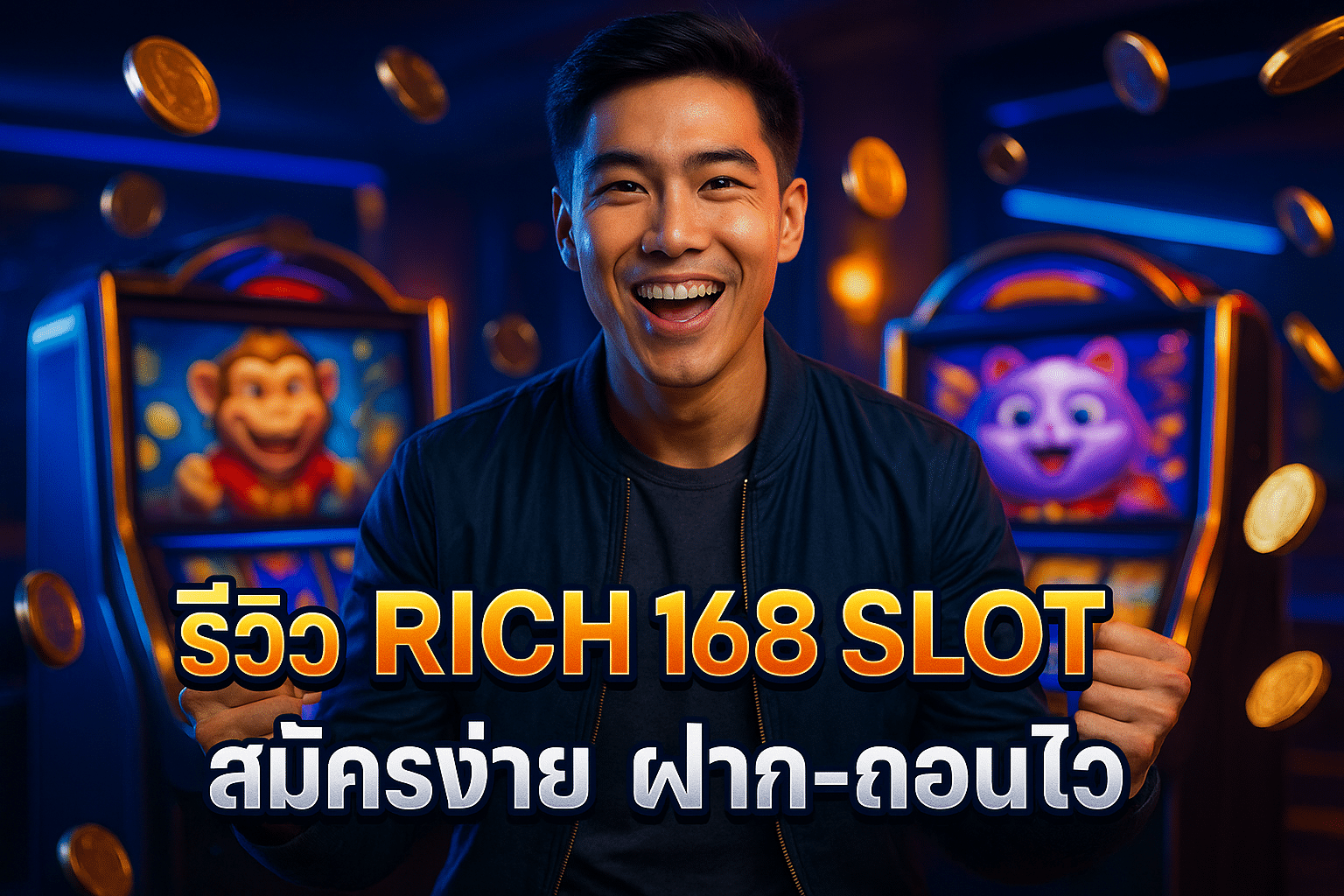 รีวิว RICH 168 SLOT สมัครง่าย ฝาก-ถอนไว