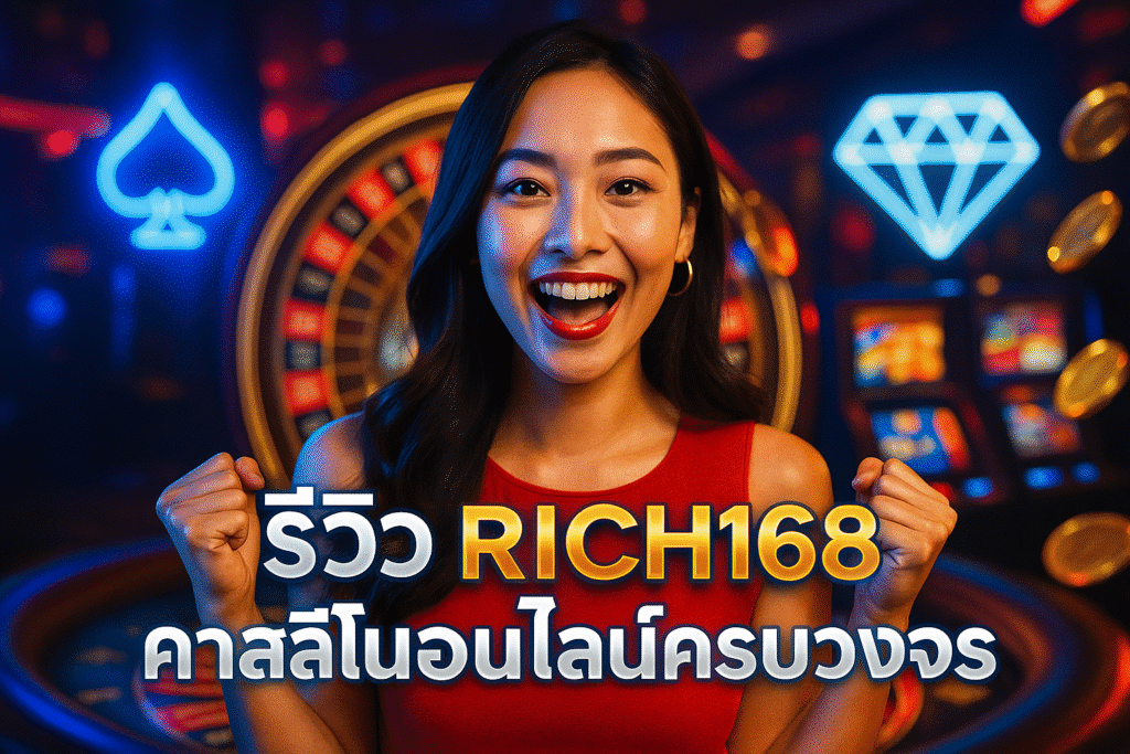 รีวิว RICH168 คาสิโนออนไลน์ครบวงจร